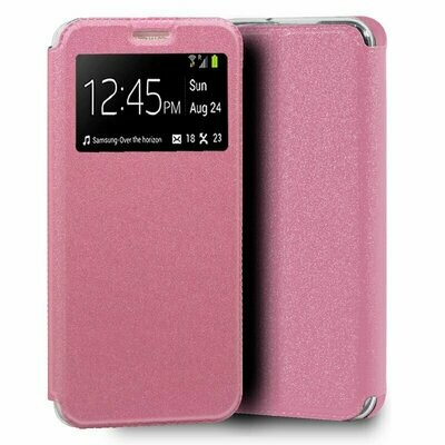 Funda COOL Flip Cover para Samsung A105 Galaxy A10 Liso Rosa