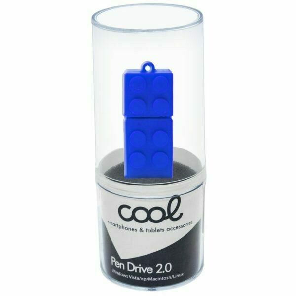 Pen Drive USB x32 GB Silicona Bloque Azul