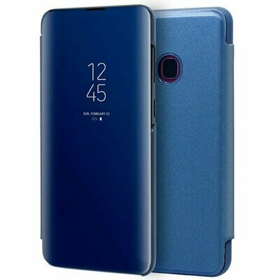 Funda COOL Flip Cover para Samsung A405 Galaxy A40 Clear View Azul