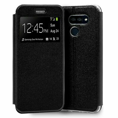 Funda COOL Flip Cover para LG K40s Liso Negro