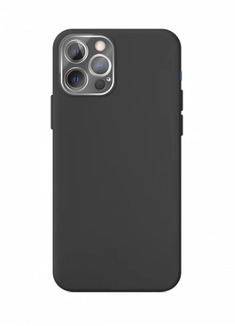 Funda Silicona Suave IPhone 13 Pro con Protector Camara 3D - Negro
