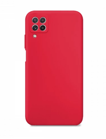 Funda Silicona Suave Samsung A22-4G con Cámara 3D - Rojo