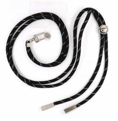 Adaptador universal con cordón - Negro y blanco