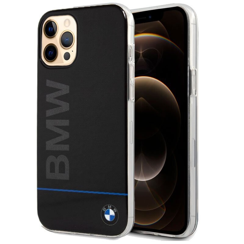 Carcasa iPhone 12 Pro Max Licencia BMW Letras Negro