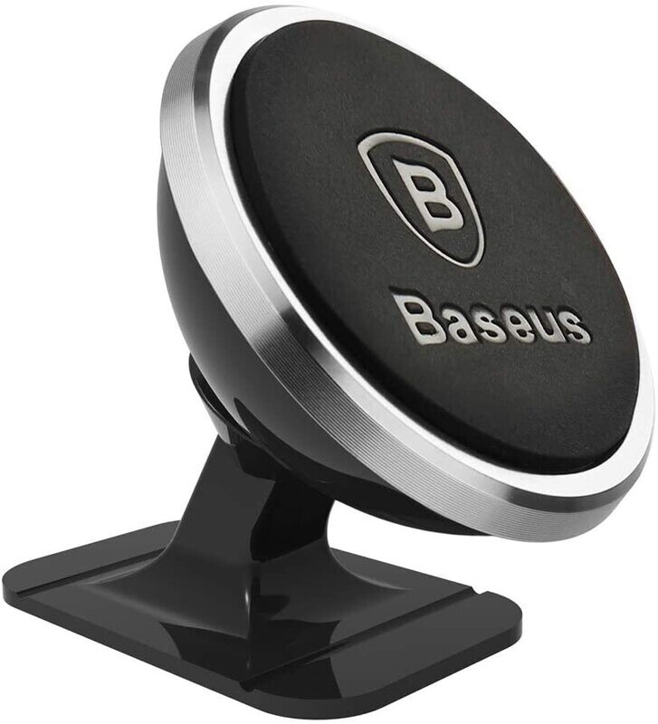 Soporte de coche BASEUS magnético Rotación 360 grados SUGENT-NT0S negro-plata