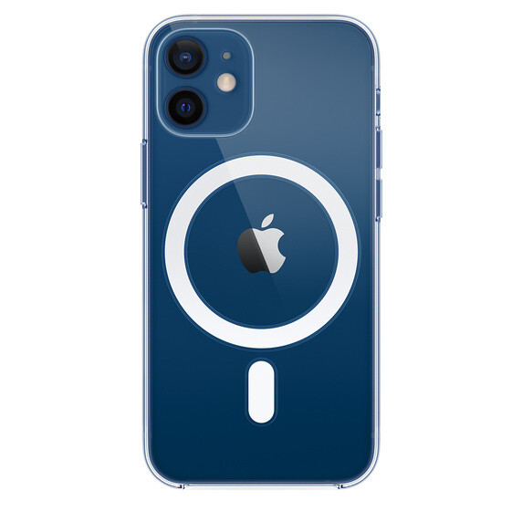 Funda Magsafe compatible iPhone 12 Mini - Transparente + círculo