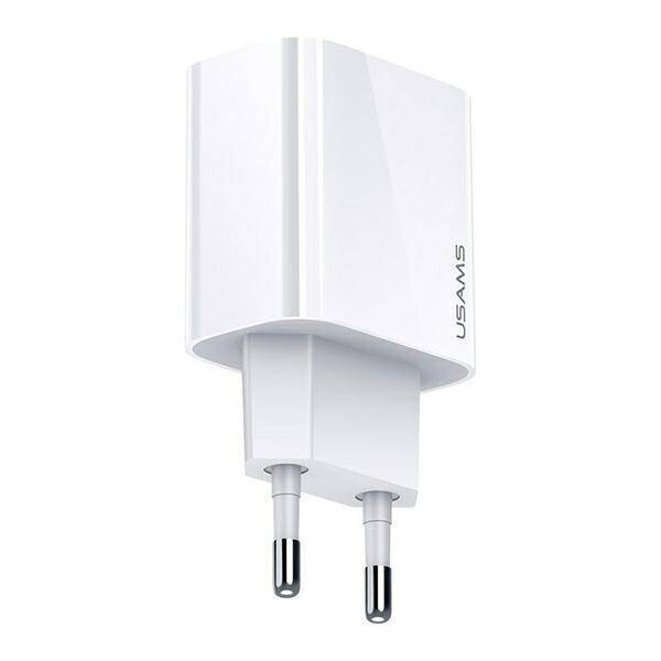 USAMS CC118 T34 USB 20W FAST CHARGER WHITE