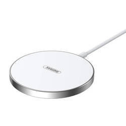 REMAX REZI MAGNETIC INDUCTION CHARGER RP-W37 MAGSAFE Qi 15W SILVER