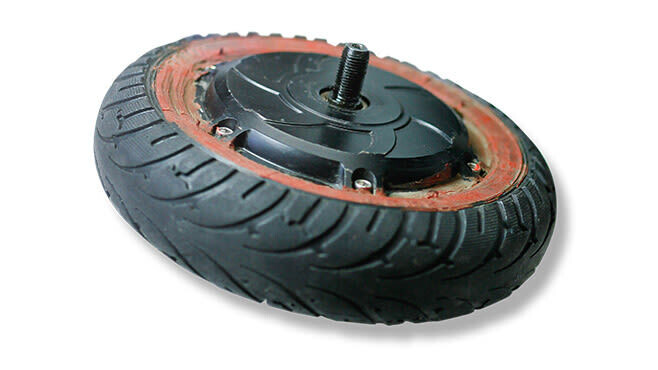 Instalación de neumáticos solidos