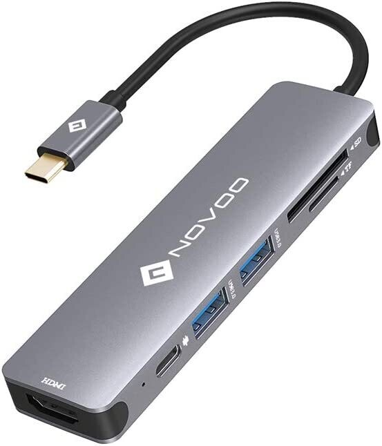 Adaptador USB-C a HDM / USB 3.0 / MicroSD