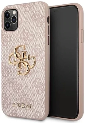 Funda Guess iPhone 11 Pro Rosa 4G Big Metal Logo - GUHCN584GMGPI