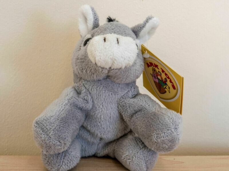 SOFT TOY - SMALL SITTING DONKEY