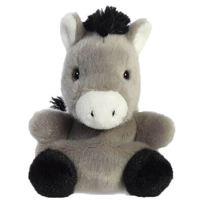 SOFT TOY - SMALL SITTING DONKEY, 'ELI'