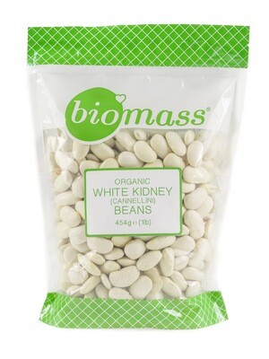 Beans White Kidney Cannellini Organic (Bag) - Biomass