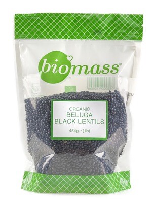 Lentils Black Beluga Dried Organic (Bag) - Biomass