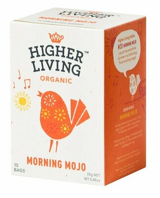 Morning Mojo Tea شاي موجو الصباحي (Box) - Higher Living Organic