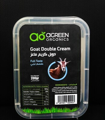 Goat Double Cream Organic (Pack) - Agreen Organics
