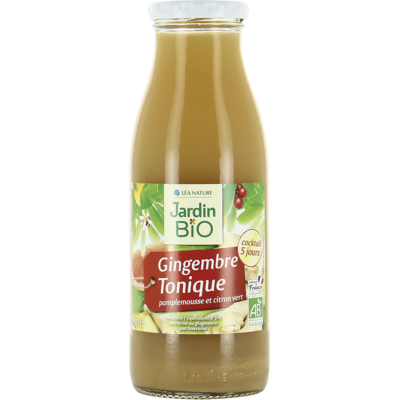 Boisson Gingembre Tonique Bio (Bottle) - Jardin Bio
