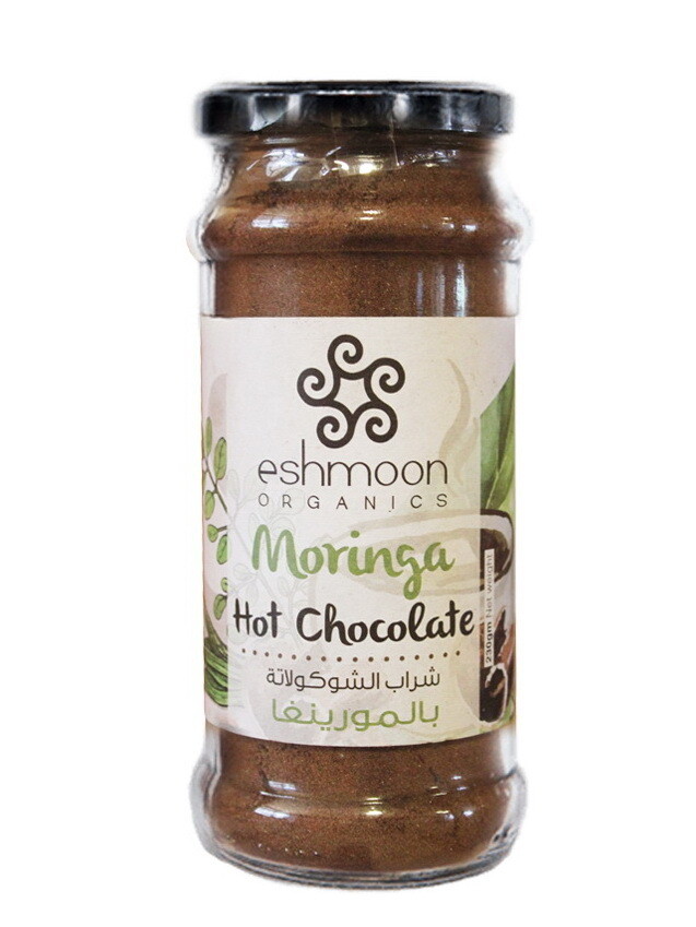 Hot Chocolate Moringa مشروب الشوكولاتة والمورينجا الساخنة (Jar) - Eshmoon