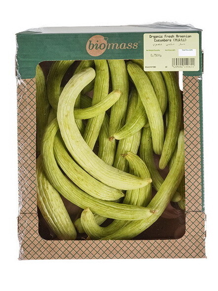 Cucumbers Organic Armenian / Mikti خيار مكتي عضوي (Pack) - Biomass