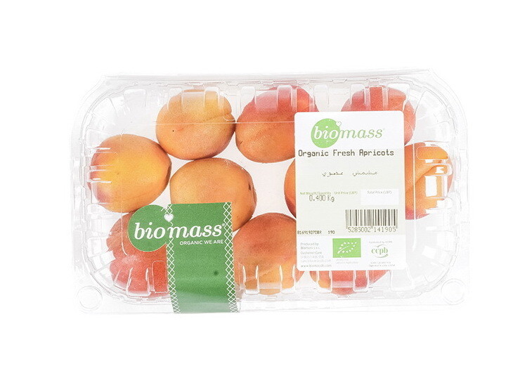 Apricots Organic مشمش عضوي (Box) - Biomass