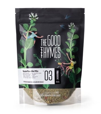 Thyme / Zaatar Superfoodie Mix خليط سوبرفوود الزعتر (Bag) - The Good Thymes