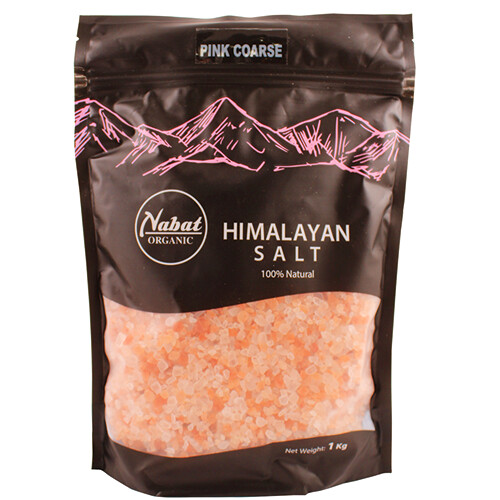 Salt Himalaya Pink Coarse ملح هيمالايا بينك خشن (Bag) - Nabat Organic