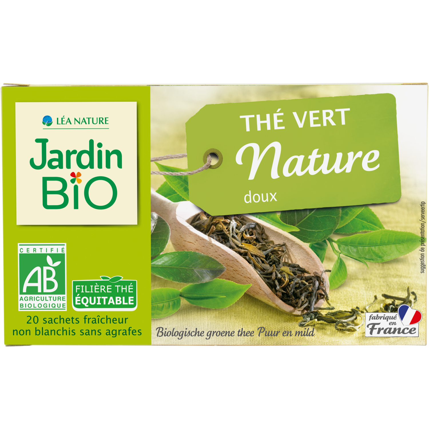 Thé Vert Doux شاي أخضر حلو (Box) - Jardin Bio
