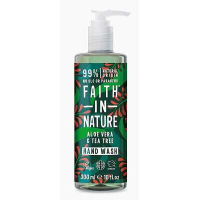 Hand Wash Aloe Vera and Tea Tree (Bottle) - Faith in Nature