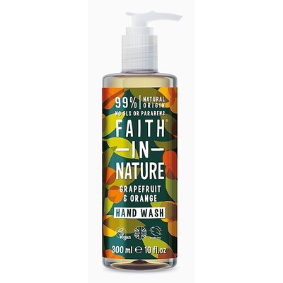 Hand Wash Grapefruit and Orange (Bottle) - Faith in Nature