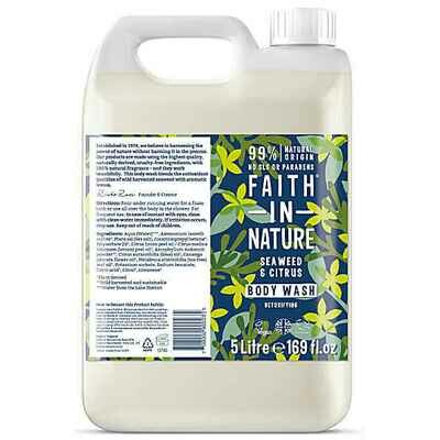 Body Wash Seaweed and Citrus (Bottle) - Faith in Nature