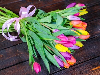 Mixed Tulips (Bouquet) - Nature by Marc Beyrouthy