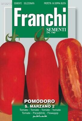 Tomato San Marzano Naples (Solanum Lycopersicum L.) (Bag) - Franchi Sementi