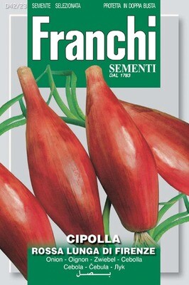 Onion Red Long Of Florence (Allium cepa L.) (Bag) - Franchi Sementi