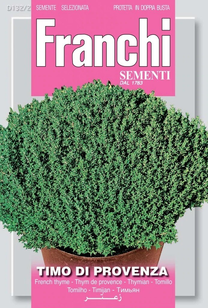 Thyme of Provence  (Thymus Officinalis) (Bag) - Franchi Sementi
