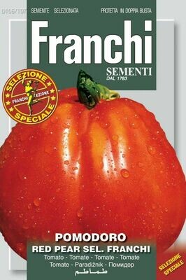 Tomato Red Pear Franchi Of Bergamo (Solanum Lycopersicum L.) (Bag) - Franchi Sementi