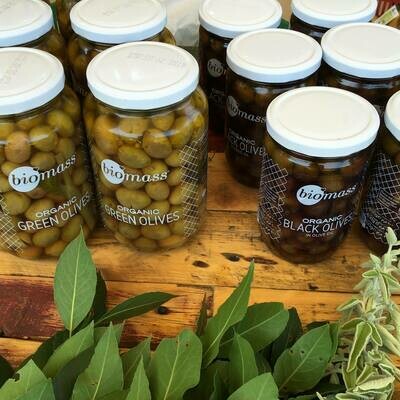 Olives Black Organic (Jar) - Biomass