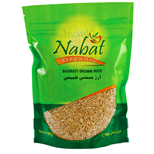 Rice Brown Basmati Organic (Bag) - Nabat