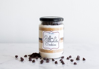 Cookies Mix Coffee and Chocolate (Jar) - In a Jar