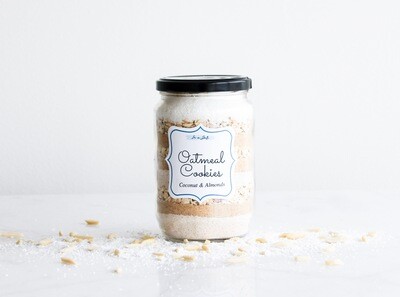 Cookies Mix Oatmeal Coconut and Almond (Jar) - In a Jar