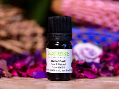 Essential Oil Sweet Basil (Bottle) - Nature by Marc Beyrouthy