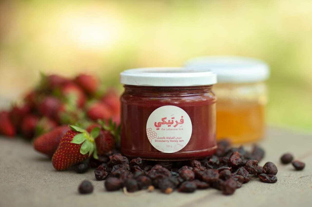 Strawberry Honey Jam (Jar) - Fertaike