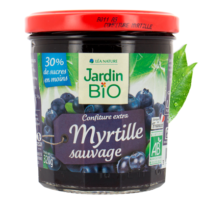 Confiture Extra Myrtille Sauvage (Jar) - Jardin Bio