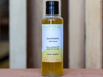 Shampoo Honey and Royal Jelly شامبو بالعسل وغذاء ملكات النحل (Bottle) - Honey Cosmetics