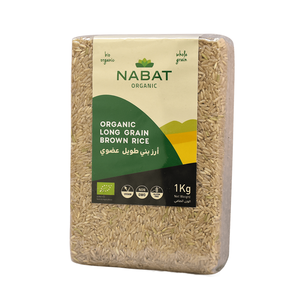 Rice Brown Long Grain Organic (Bag) - Nabat