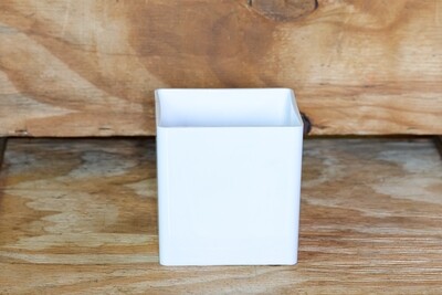 Pot White Square HI0025 (Pot) - Nature by Marc Beyrouthy