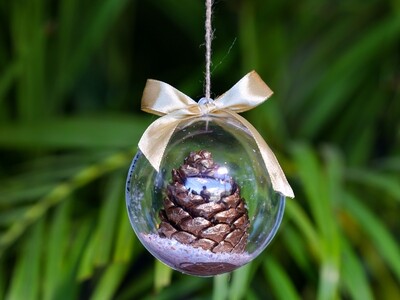 Ball Christmas Gold Cones (Piece) - Pensee