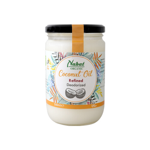 Coconut Oil Refind Organic (Jar) - Nabat Organic