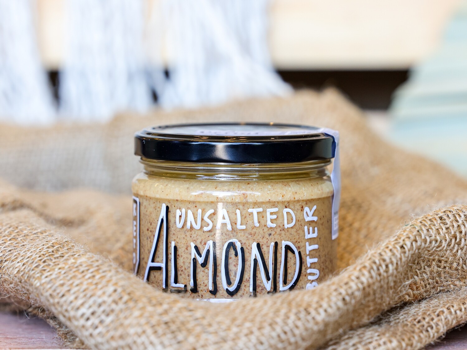 Almond Butter Creamy Unsalted (Jar) - Celine Home Made Delights