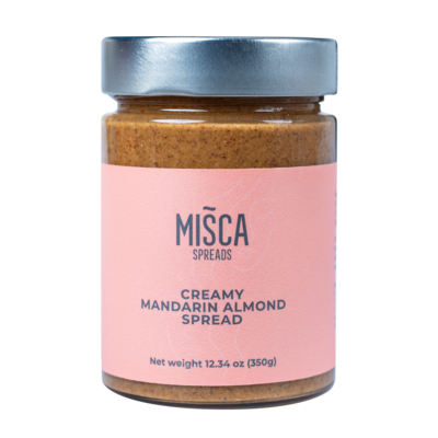 Almond Mandarin Creamy Spread (Jar) - Misca